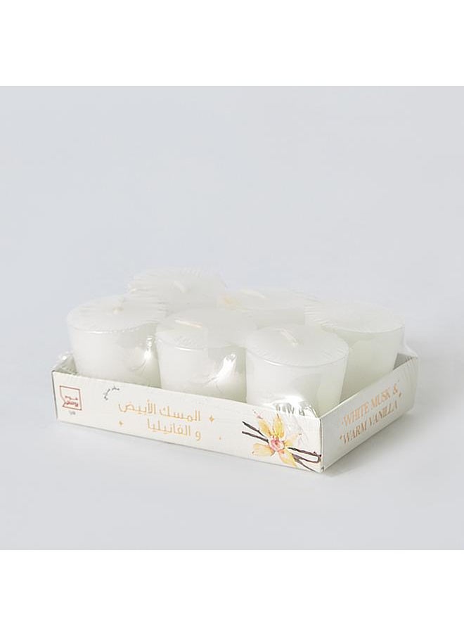 6 Piece White Musk And Warm Vanilla Votive Candle 48 Gm - pzsku/ZD9F53DDA569DD08604E2Z/45/_/1720280910/85ce280d-2bd7-4f0f-b43d-0ed1a29b8b0a