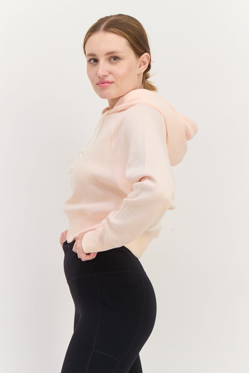 PUMA Women Sportswear Fit Long Sleeves Outdoor Hoodies, Light Pink - Image 2