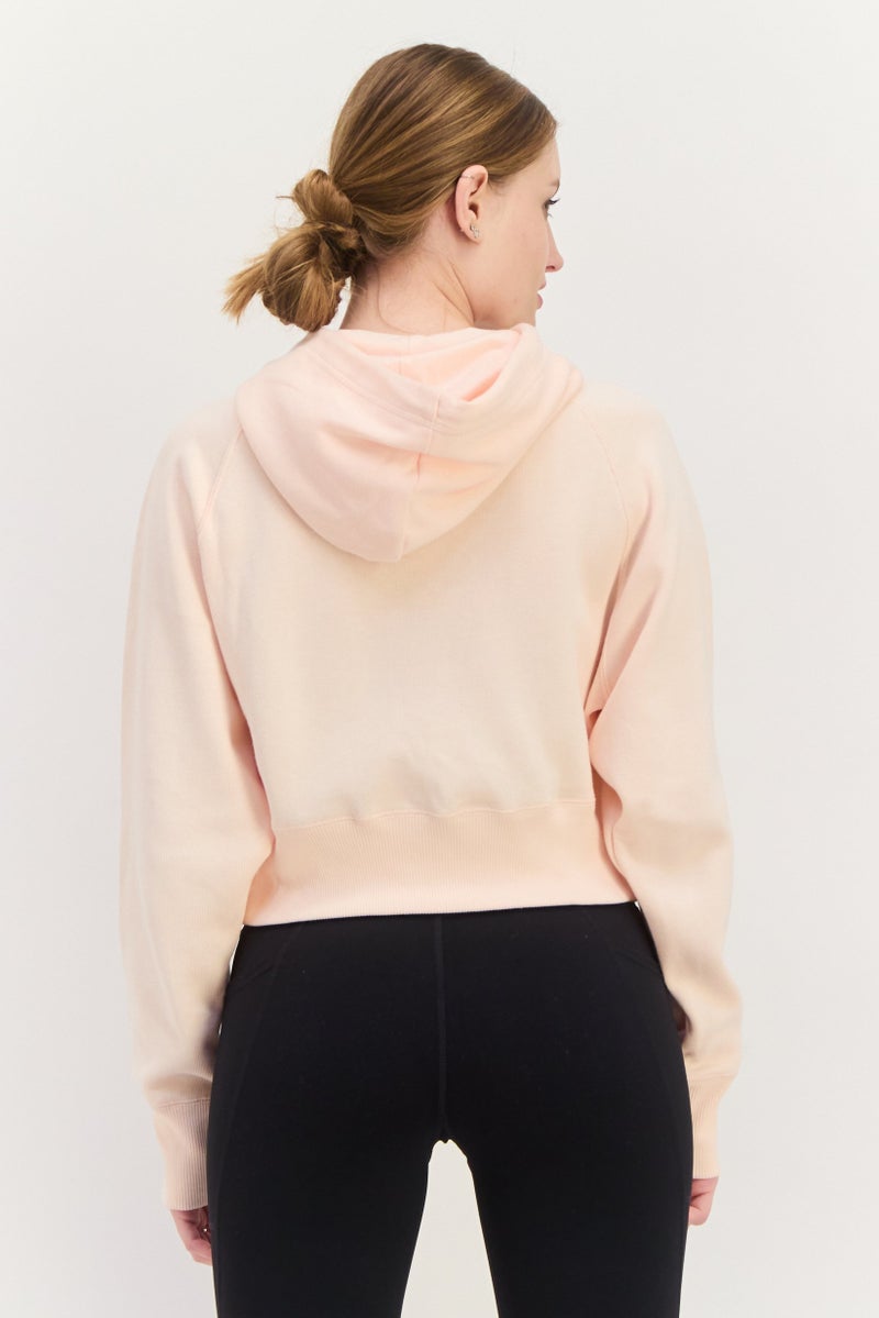 PUMA Women Sportswear Fit Long Sleeves Outdoor Hoodies, Light Pink - Image 3