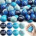 Liliful 48 Pcs Motivational Stress Balls Bulk Inspirational Squeeze Balls for Adults Anxiety Relief Fidget Toys Office Employee Gifts Classroom Rewards 22 Inch Blue - Image 2