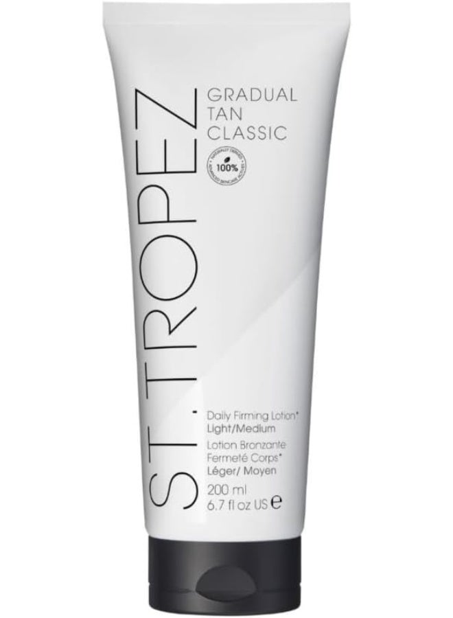 ST.TROPEZ St. Tropez Gradual Tan Classic Daily Firming Lotion Light/Medium 200ml 6.7ft oz - Image 1