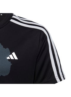 Adidas تي شيرت Train Essentials Aeroready بثلاثة خطوط بقصة عادية  - Image 5