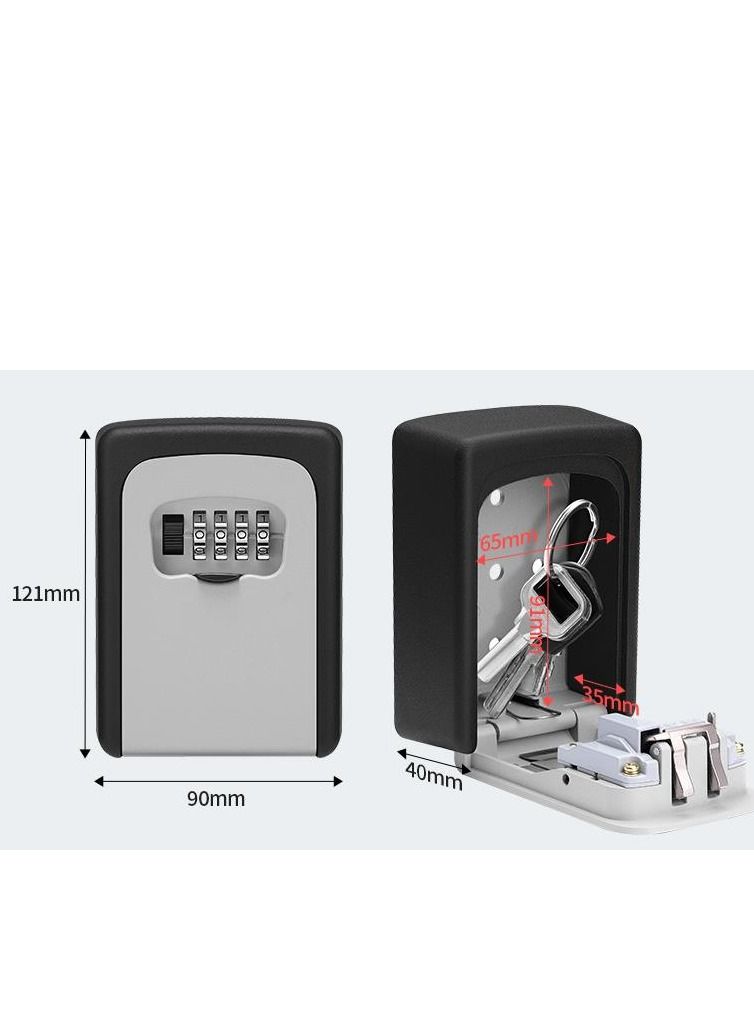 Outdoor Storage Lock Box Black 0.51kg - Image 2