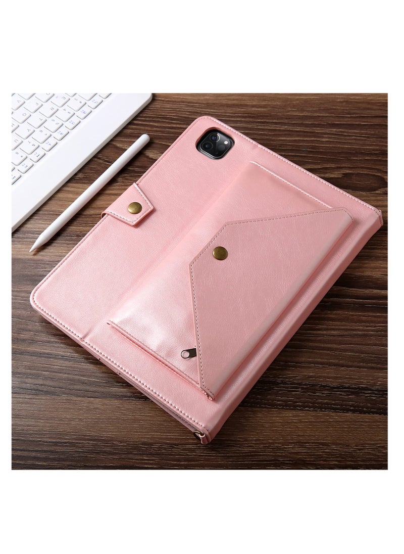 SYOSI - SYOSI, For iPad Pro 12.9 inch PU Leather Case, with Pencil Holder Auto Wake/Sleep with Shoulder Strap for iPad Pro 12.9 6th/5th/4th/3rd Generation - Image 1