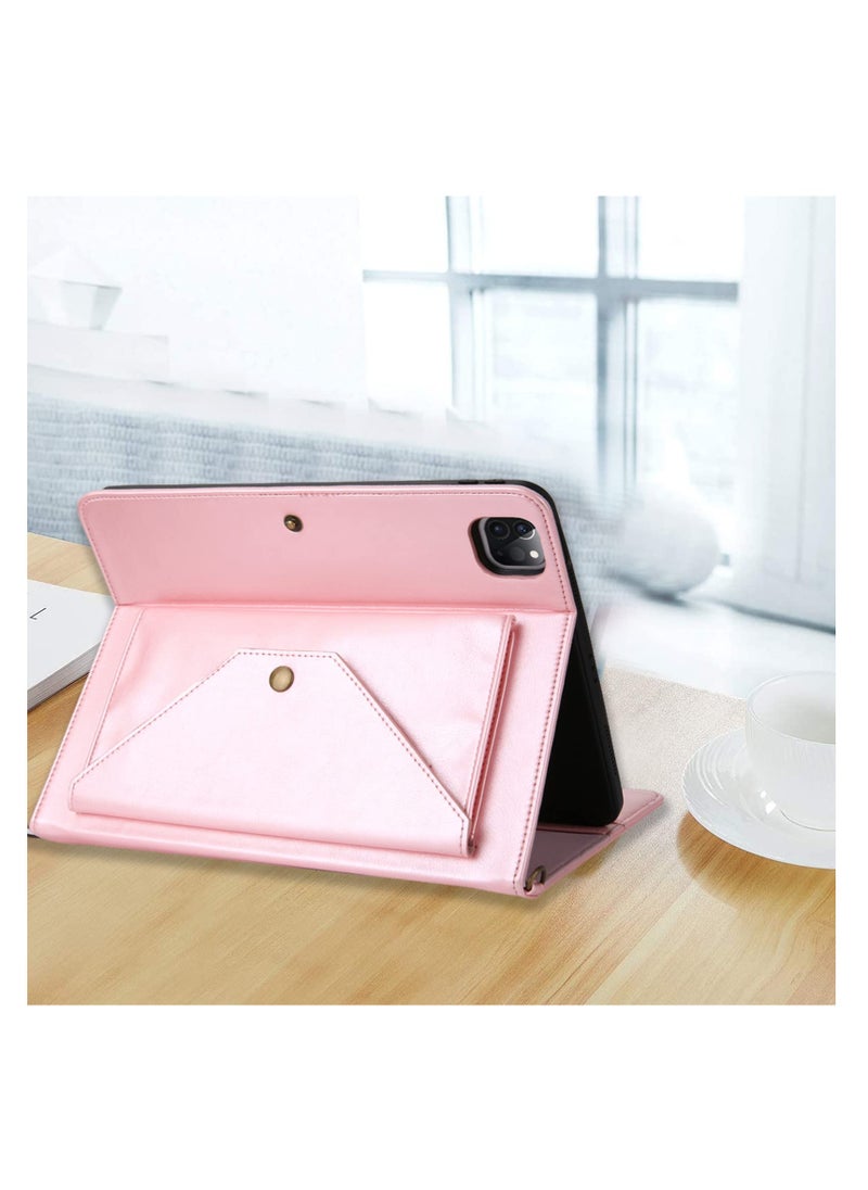 SYOSI - SYOSI, For iPad Pro 12.9 inch PU Leather Case, with Pencil Holder Auto Wake/Sleep with Shoulder Strap for iPad Pro 12.9 6th/5th/4th/3rd Generation - Image 1