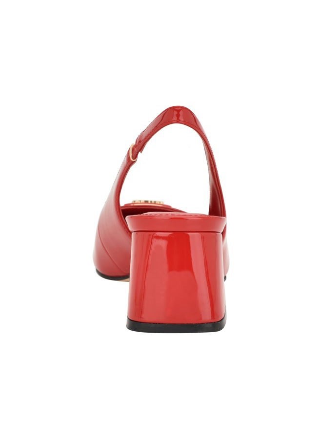 GUESS Women's Zanda Pump, Red 610, 6.5 - Image 3