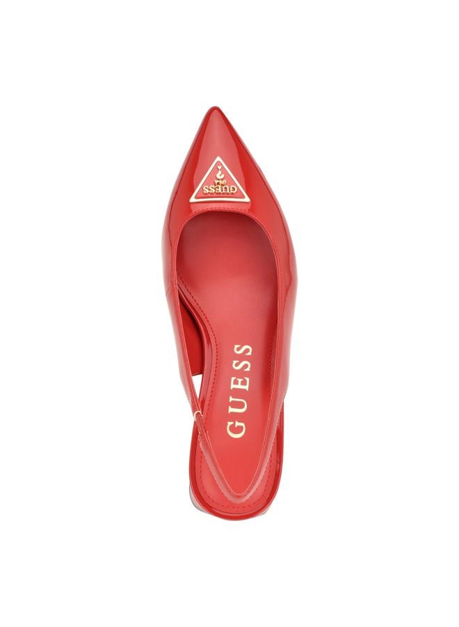 GUESS Women's Zanda Pump, Red 610, 6.5 - Image 2