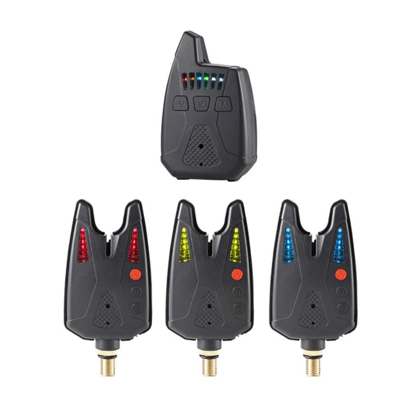 COONOR Electronic Fishing Alerts Bite Alarm LED Wireless Fishing Alarm Digital Fishing Receiver Sound Alert Kit with Case 200m - Image 2
