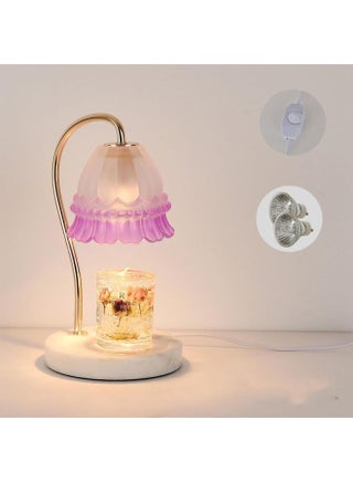 Candle Warmer Lamp with Dimmer and 2 Bulbs Crystal Flower Shade Candle Wax Melter Adjustable Heat for Small & Large Jars - pzsku/ZD9F5B5B972E820BA5AA1Z/45/1745830850/92b9dfb5-c5d5-4053-8acd-f6458e3a6c04
