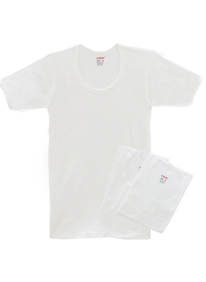 COMFORT THE AUTHENTIC - Mens Undershirt 3pc White - Image 1