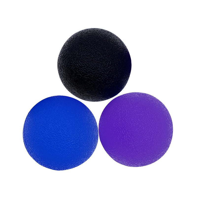 LETAYAR 3 Multiple Resistance Stress Relief Gel Balls for Hand Finger Wrist Exercise Muscles Arthritis Training Grip Exerciser Strengthening, Hand Grip Strength Train Ball for Adults - Image 1