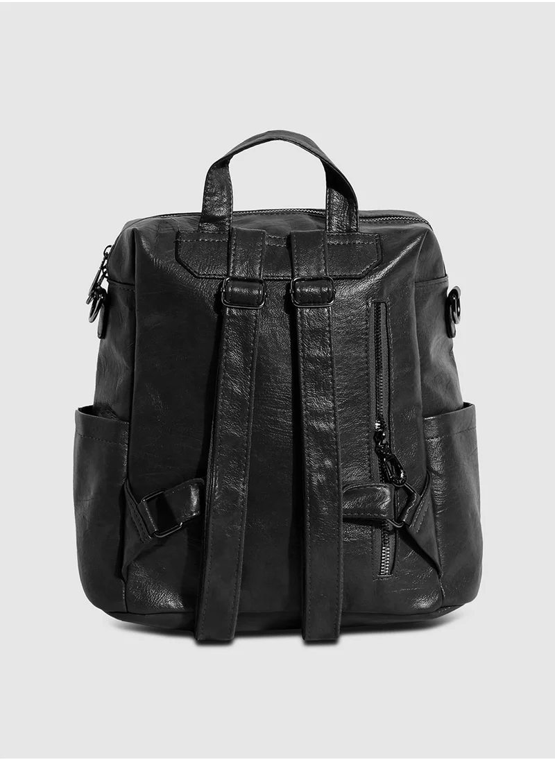 Haute Sauce The Nomad Mini Backpack - Black