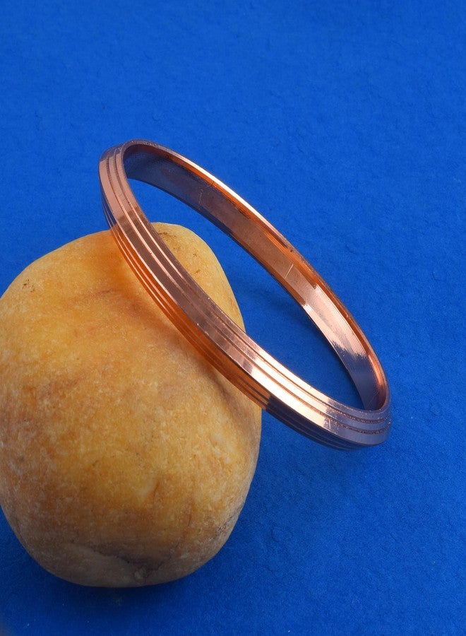 Superstore18 Pure Copper Kada Bangle for Men women with health benifits (SST8323KDNI) (2.8) - Image 4