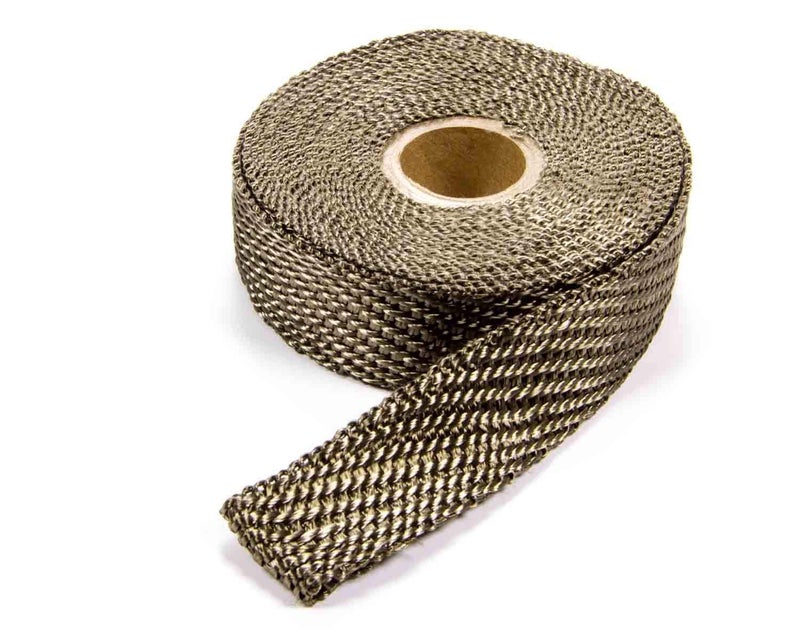 Design Engineering Titanium 1" x 50' Exhaust Heat Wrap with Lava Rock Technology - Heat Wrap for Exhaust Pipes, Pliable Exhaust Wrap Tape, Withstands 1800°F Direct Heat & 2500°F Intermittent Heat - Image 1