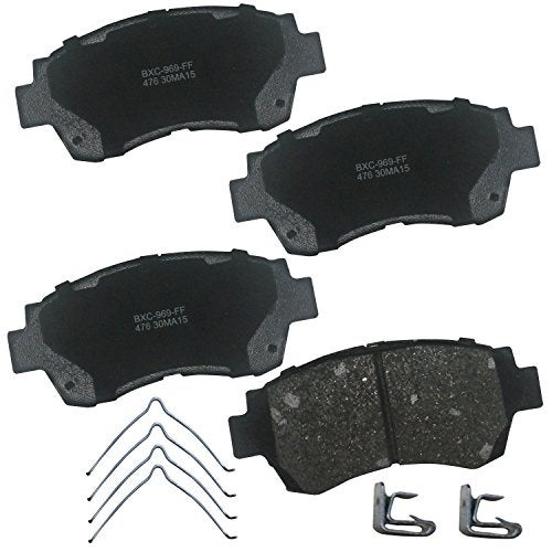 Bendix Premium SBC476 Ceramic Front Brake Pads for Select Models Lexus ES300, LS400, SC300, Toyota Avalon, Camry, Celica, Sienna - Image 1