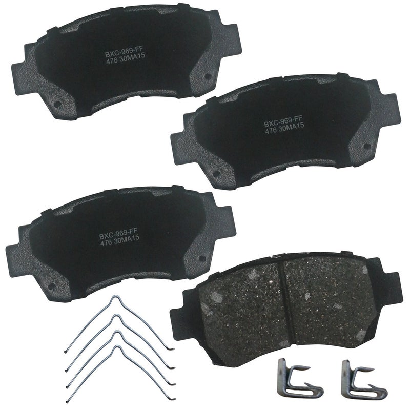 Bendix Premium SBC476 Ceramic Front Brake Pads for Select Models Lexus ES300, LS400, SC300, Toyota Avalon, Camry, Celica, Sienna - Image 4