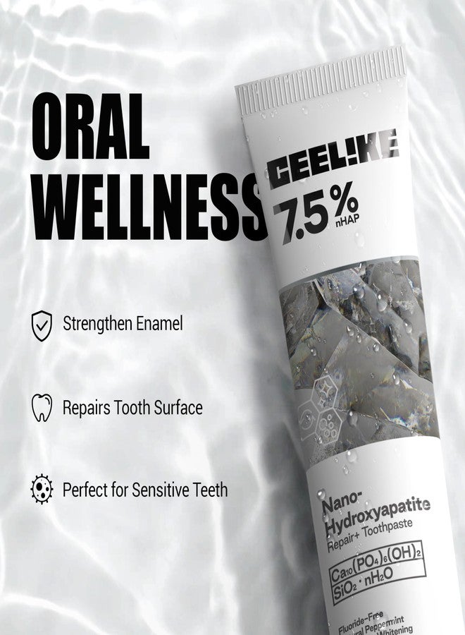 CEELIKE 7.5% Hydroxyapatite Toothpaste – Strengthens Enamel, Protects Gums & Freshens Breath – Fluoride-Free, Ideal for Sensitive Teeth, 120g (2 - Image 3