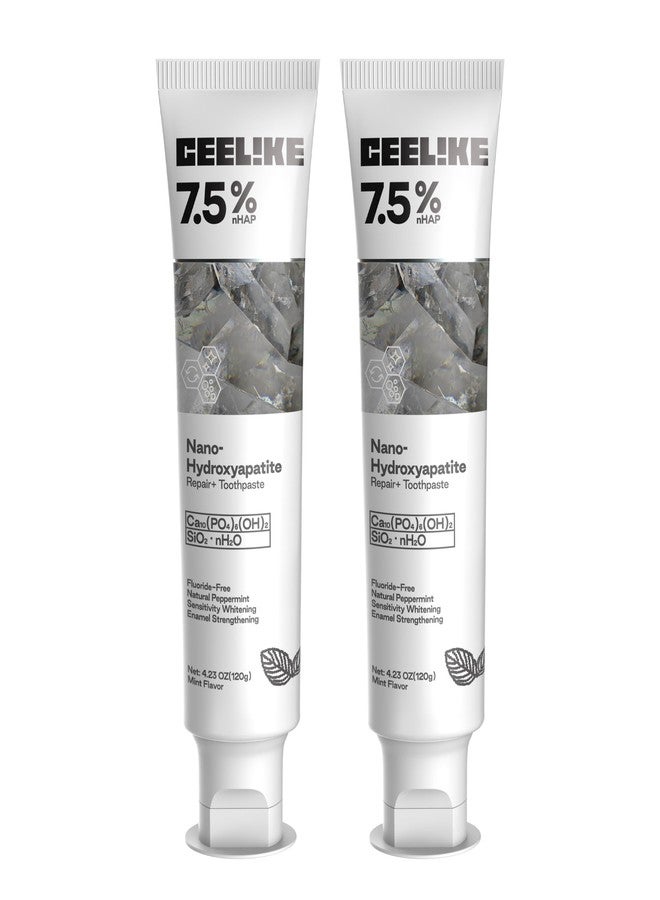 CEELIKE 7.5% Hydroxyapatite Toothpaste – Strengthens Enamel, Protects Gums & Freshens Breath – Fluoride-Free, Ideal for Sensitive Teeth, 120g (2 - Image 1