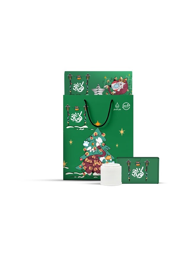 كوبايتي أكواب جوي وينتر المزدوجة ١٢ أونصة - عبوة من ١٥ كوبًا مع ملصقات هديه - Image 2