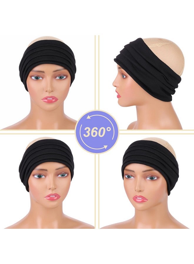 Xtrend 6 Packs Wide Headbands For Women Stretch Fashion Headband Hair Band Turban Sports Workout Hairband Girls Accessories (Black, Coffee, Beige, Dark Gray, Light Gray, Army Green) - Image 5