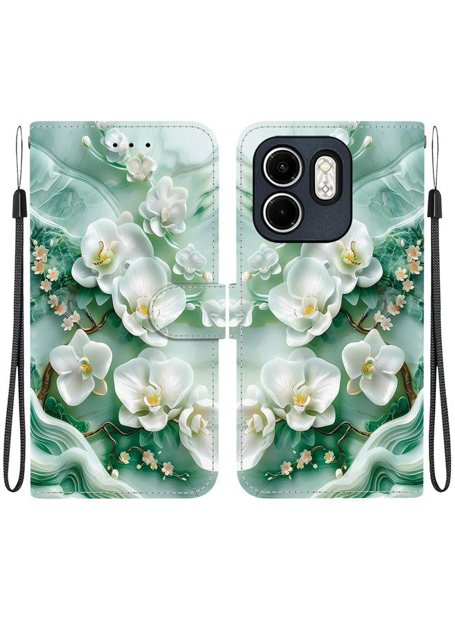 S-TOP Case For Infinix Hot 50i / Smart 9 Crystal Texture Colored Drawing Leather Phone Case - Image 1