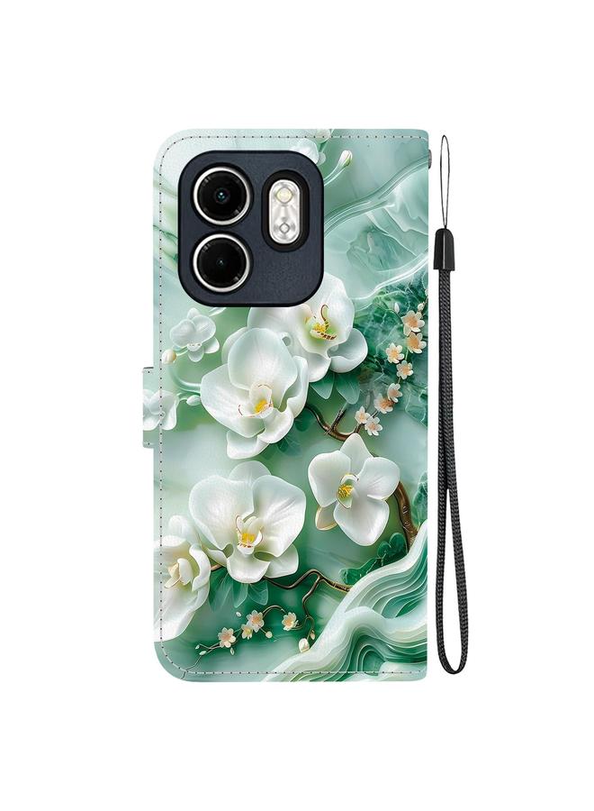 S-TOP Case For Infinix Hot 50i / Smart 9 Crystal Texture Colored Drawing Leather Phone Case - Image 3