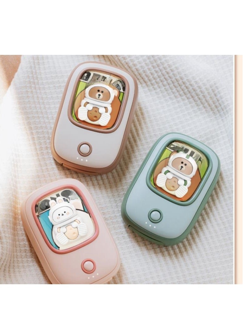 Mini Cartoon Warm Hand Power Bank 2-in-1 Compact And Portable Power Bank - Image 4