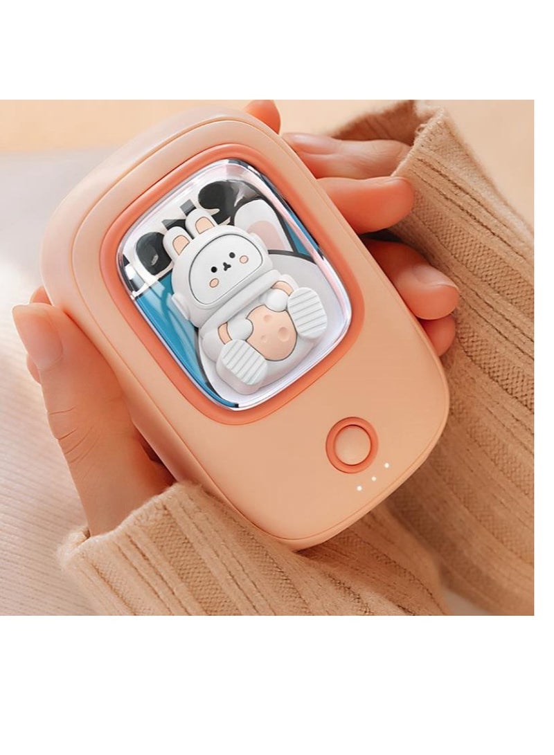Mini Cartoon Warm Hand Power Bank 2-in-1 Compact And Portable Power Bank - Image 3