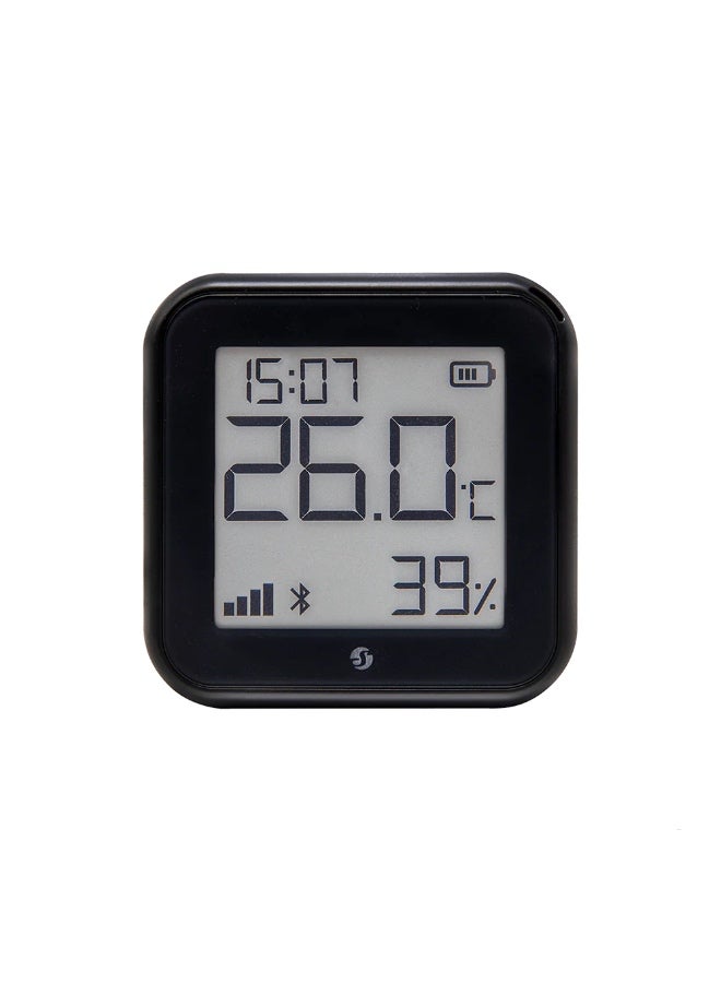Shelly H&T Gen3 WiFi & Bluetooth Temperature and Humidity Sensor, Real-Time Monitoring, Battery Powered, No Hub Required (Black) - Image 2