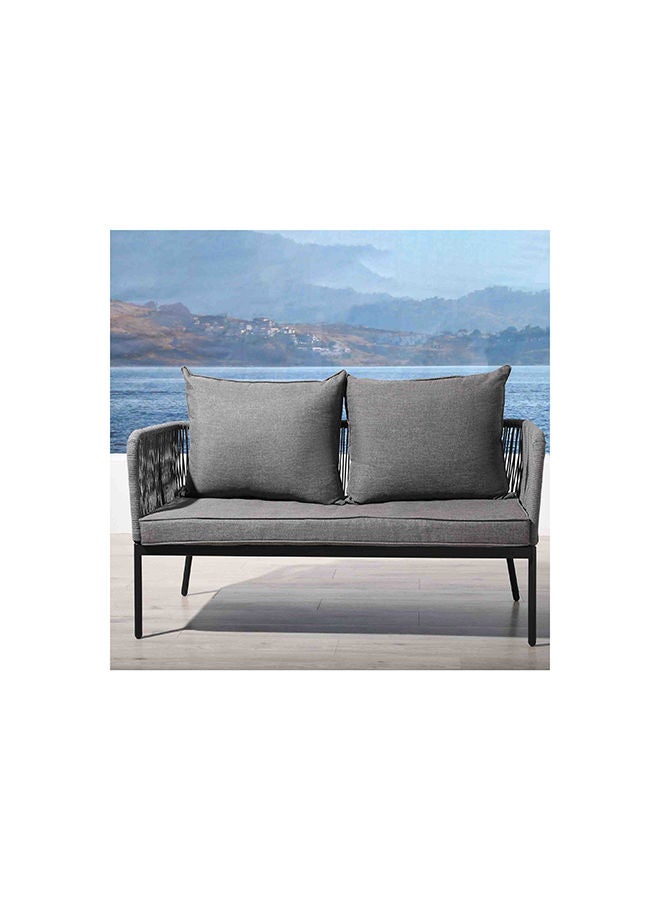 Pan Home Lodeking Garden Sofa Set | Grey | 100x55x40 cm | Fabric  - Image 3