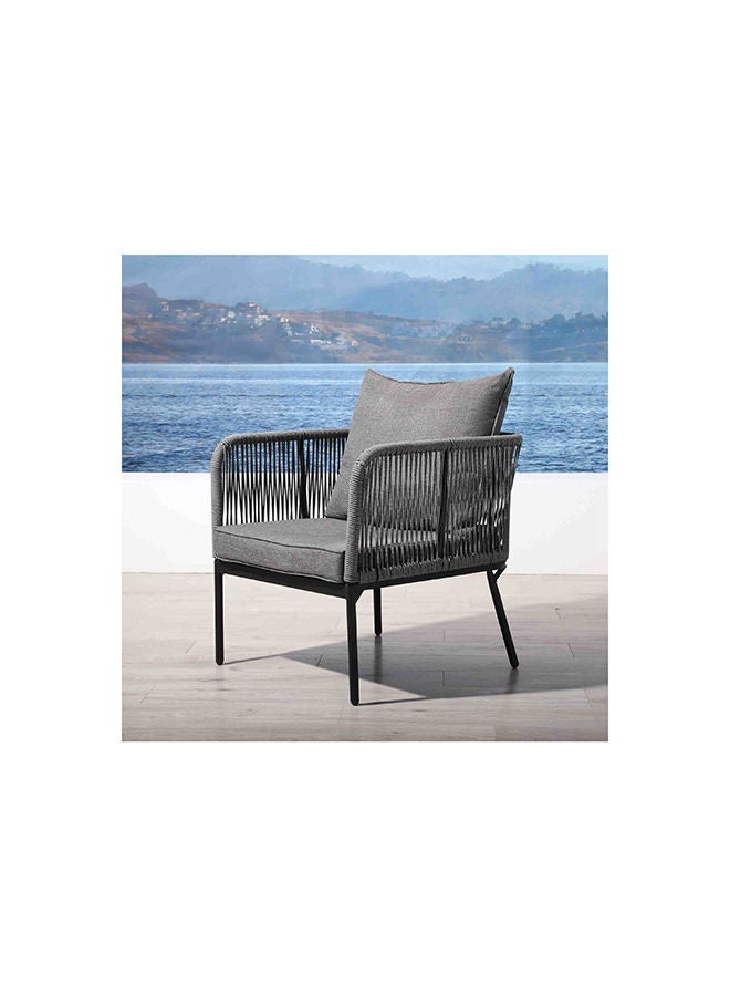 Pan Home Lodeking Garden Sofa Set | Grey | 100x55x40 cm | Fabric  - Image 4