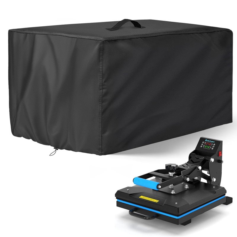 Iceberg Elf Heat Press Cover Black 177L x 24W x 165H Heat Press Machine Cover 600D waterproof Oxford cloth dustproof durable and tearresistant - Image 2