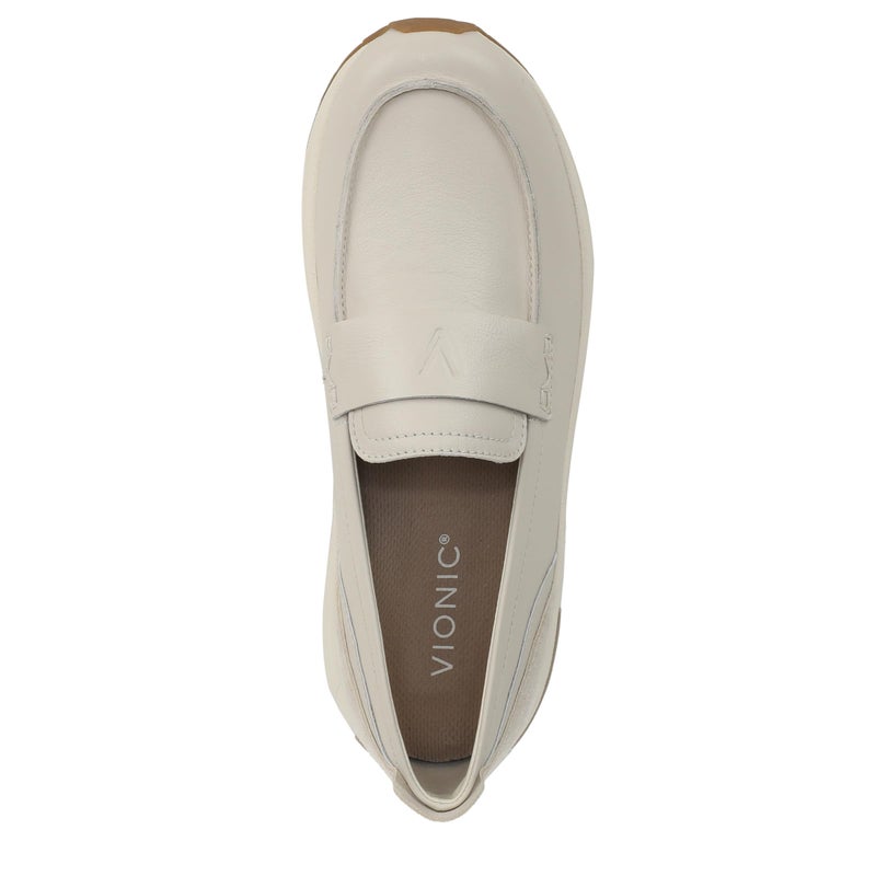 VIONIC Women Walk Roam Loafer Walking Shoes Cream 6 Medium - Image 5