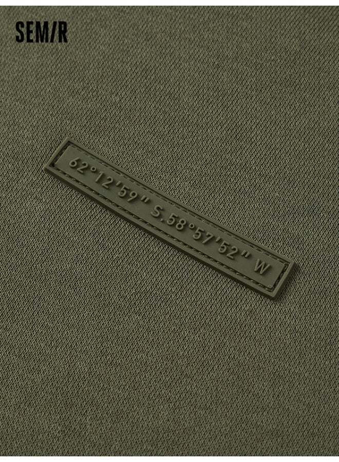 سيمير هودي بلون موحد للرجال - Image 4