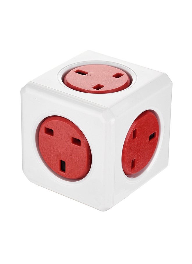 Allocacoc - PowerCube Extended 5 Sockets 1.5M Cable Green - Image 1