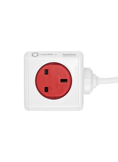 Allocacoc PowerCube Extended 5 Sockets 1.5M Cable Green  - Image 2