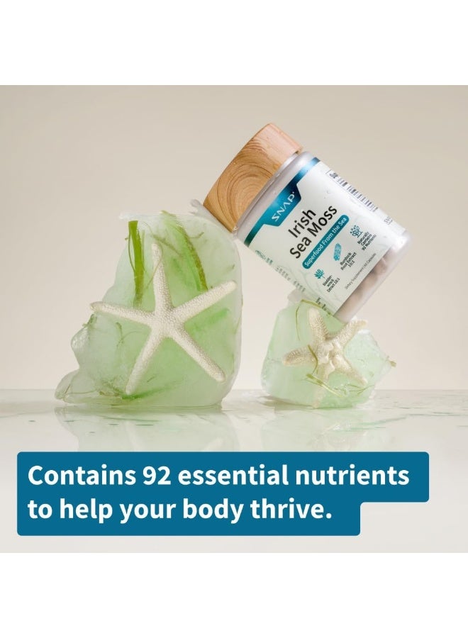 Snap Supplements - Irish Sea Moss Capsules w/Bladderwrack, Burdock Root & Iodine Energy Support - Image 4