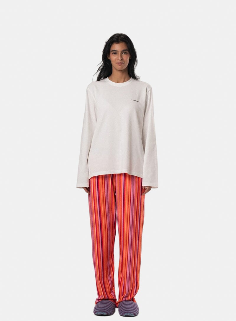 In Your Shoe Sunset Stripes Fluffy Pyjama Pants - Image 3