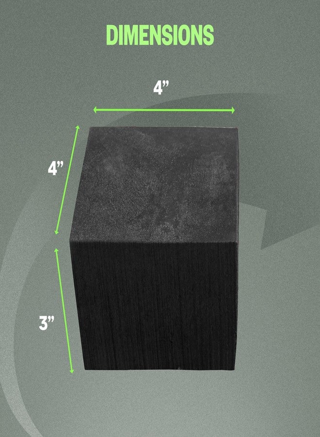 XCEL Floral Foam Blocks - Reusable, Weather Resistant Foam - Perfect for Fresh & Artificial Flower Arrangements, Crafts, Planter Boxes, Home Decor & More - 8-Pk, Black (4” x 4” x 3”) - Image 5