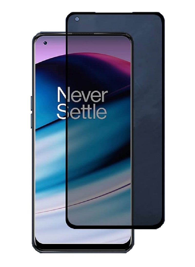 we3 Tempered Glass Screen Protector Anti-Spy Privacy Designed For OnePlus Nord CE 5G Full Glue Edge to Edge Full Screen Coverage And Bubble Free - Image 1