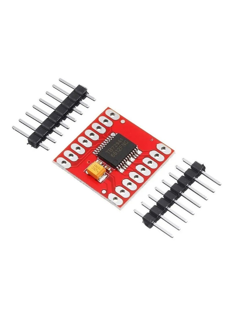 TB6612FNG PWM السائق للتحكم ثنائي الاتجاه من 2 محركات DC ، 12V 1.2A لكل قناة ، 5V التحكم في الجهد ، 100kHz PWM التردد ، مثالية للروبوتات ومشاريع المحركات الصغيرة - Image 1