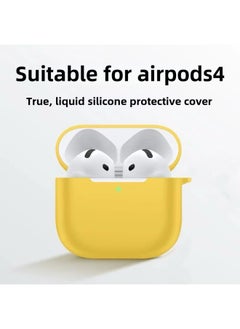 Generic Airpods4 Protective Cover Apple 4 Generation Wireless Bluetooth Headset Silicone Solid Color Earphone Case-Color:Pink-Applicable Models:Airpods 4th Generation  - Image 5