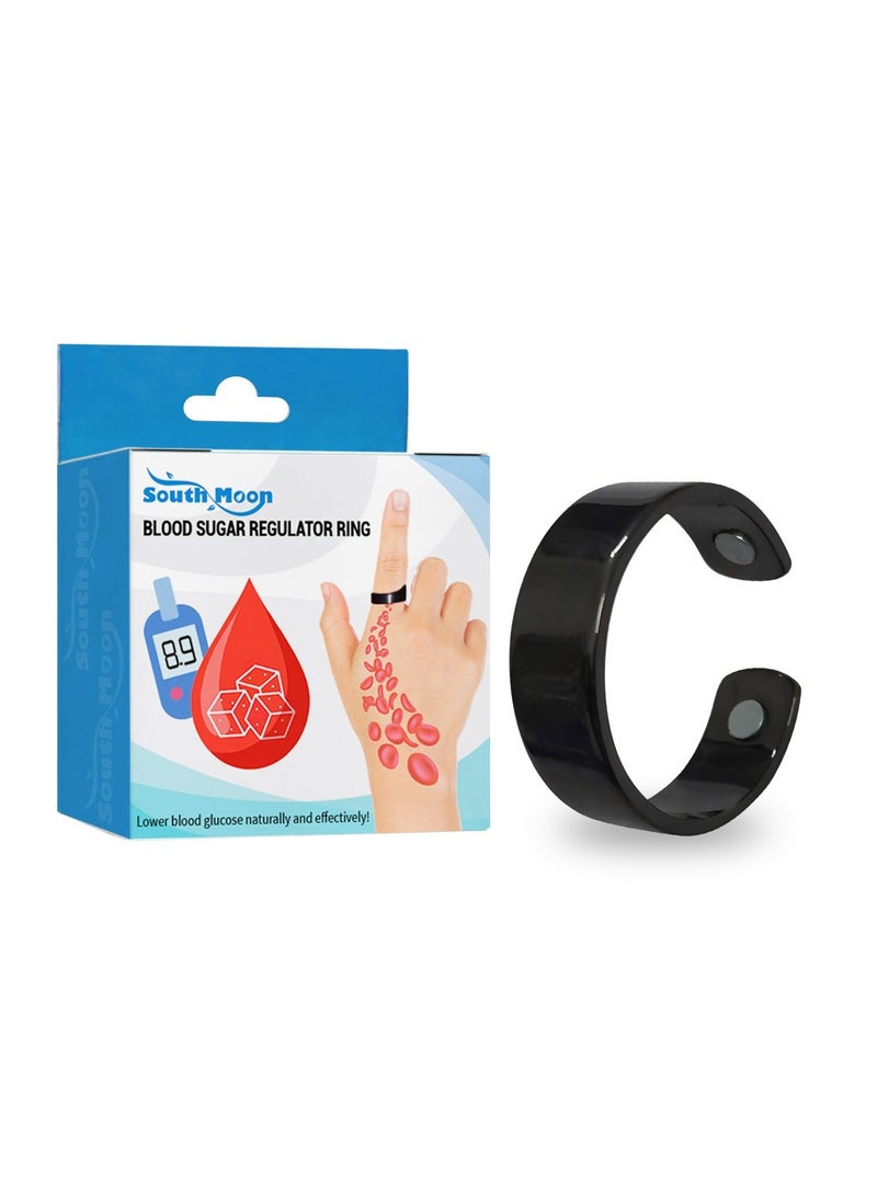 SOUTH MOON Blood Glucose Control Ring – Adjustable Acupressure Wellness Ring for Daily Support  - Image 1