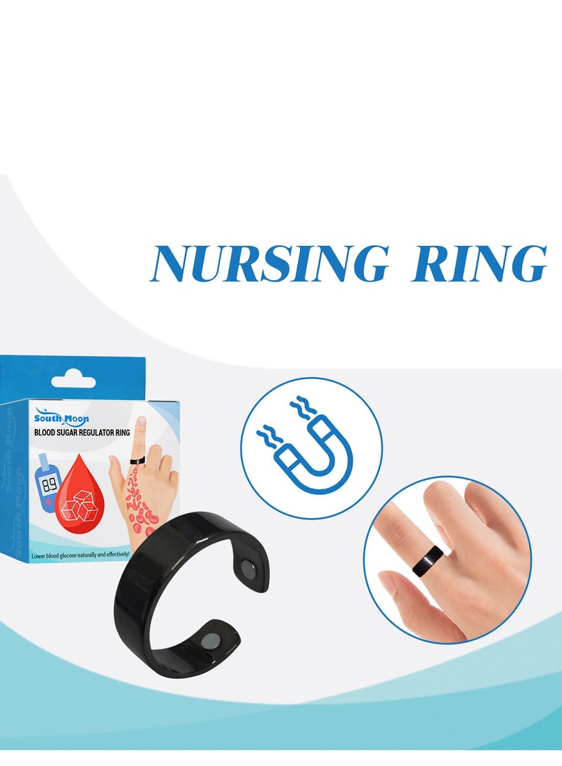 SOUTH MOON Blood Glucose Control Ring – Adjustable Acupressure Wellness Ring for Daily Support  - Image 2