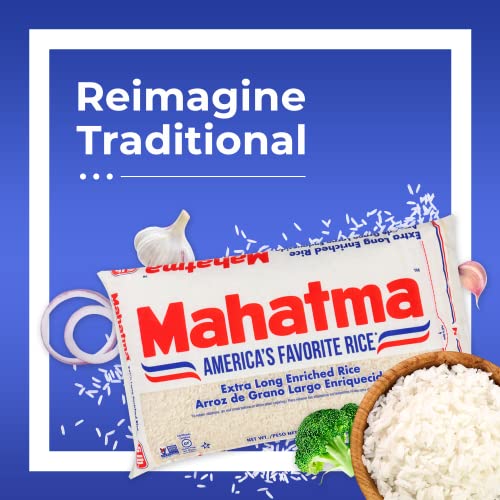 Mahatma Extra-Long-Grain Rice 5-Pound Rice Bag, Gluten-Free and Non-GMO White Bulk bag, 1 Bag of - Image 2