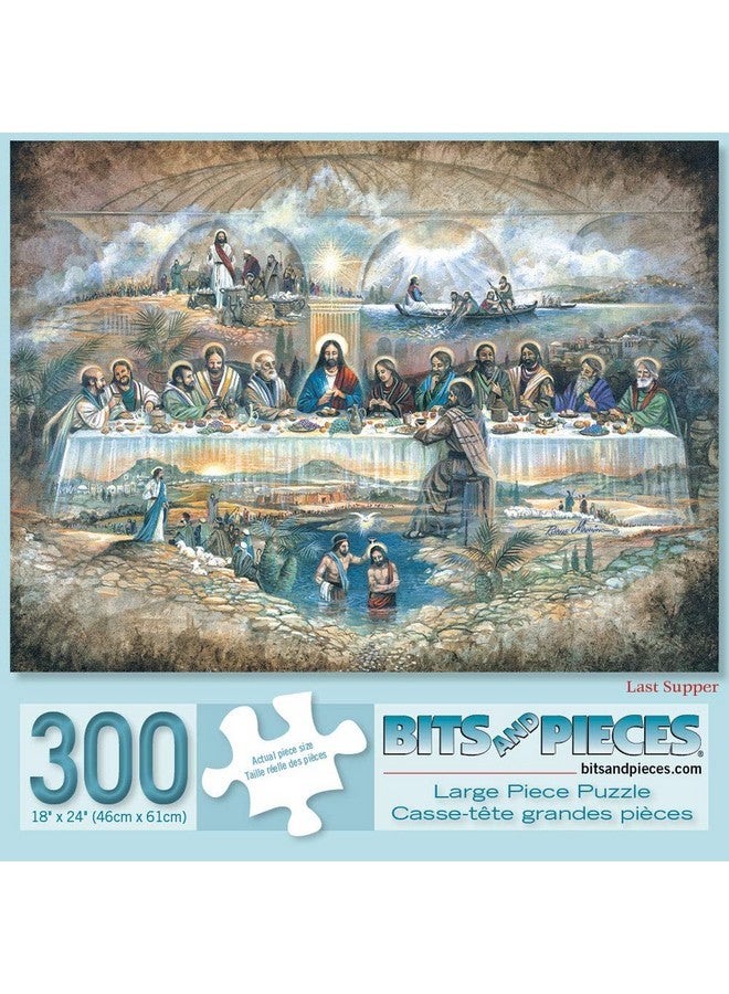 Bits and Pieces Value Set Of Three 300 Piece Jigsaw Puzzles For Adults Large Piece 300 Pc Christian Jigsaws By Artist Ruane Manning 18” X 24” - Image 5