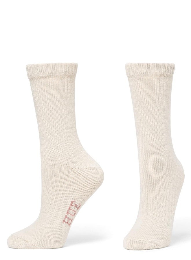 HUE Women's Crew Length Boot Socks, 2 Pair Pack, Brown Ombre Fair Isle, One size - Image 4