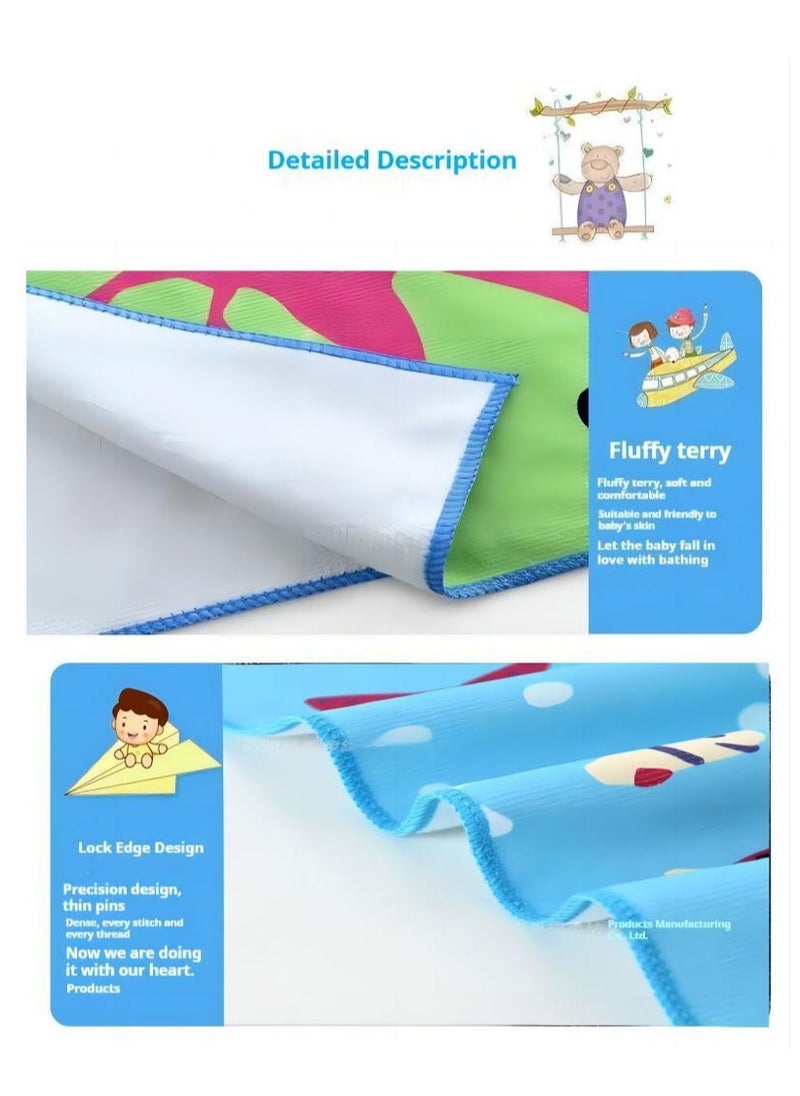 Y&D - Baby Hooded Towel with Unique Animal Design Ultra Soft Thick Cotton Bath Towel for Newborn Highly Absorbent Bathrobe Blanket Toddlers Shower Gifts for Newborns or Adolescents - Image 1