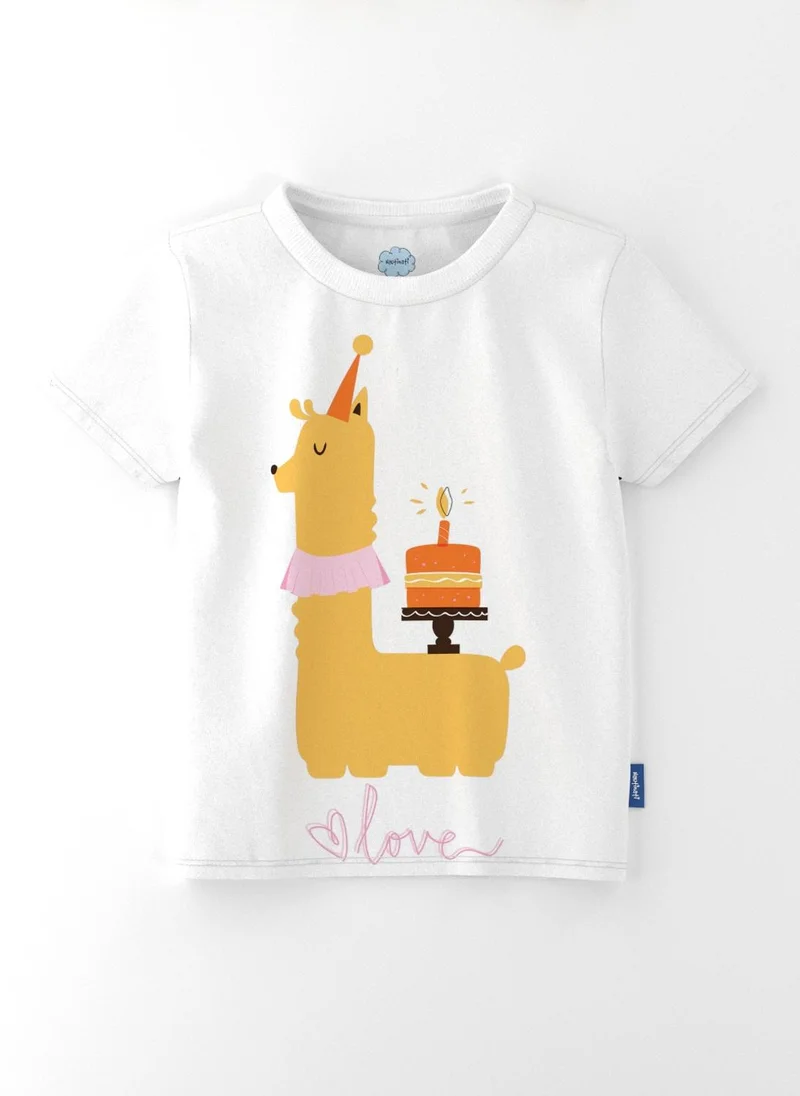 Nautinati Nautinati Girls' Pack of 2 Cotton T-Shirt