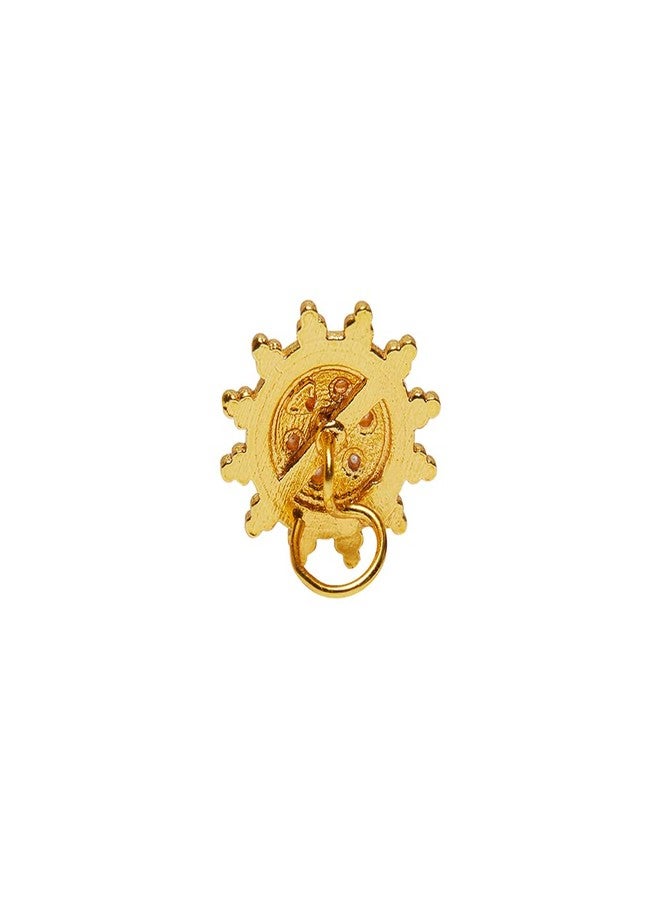 VOYLLA Indie Collectibles Gold Plated Nose Pin - Image 4